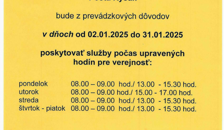 1. fotografia fotogalérie Pošta
