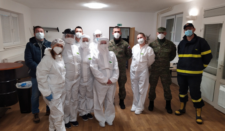 4. fotografia fotogalérie Oznamy OcÚ / Celoplošné testovanie obyvateľov v obci KYSAK