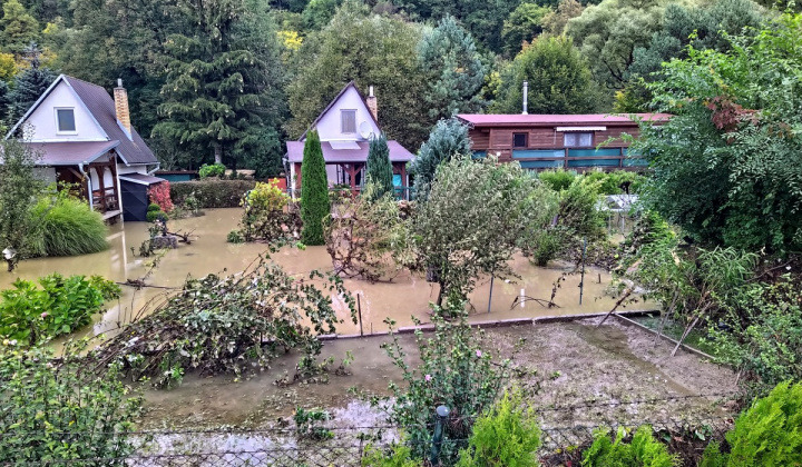2. fotografia fotogalérie Oznamy OcÚ / Povodeň 2020