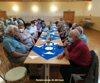 Jednota dôchodcov / Členská schôdza ZO JDS 23.8.2020