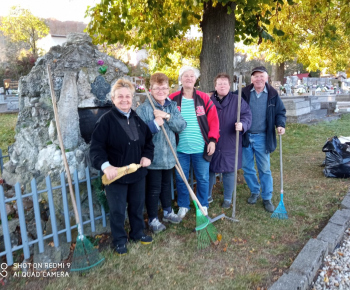 Jednota dôchodcov / Brigáda na cintorínoch 25.10.2021