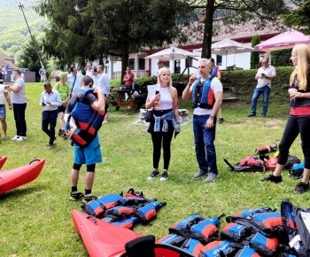 Šport / Slávnostné otvorenie samoobslužnej požičovne  kajakov na