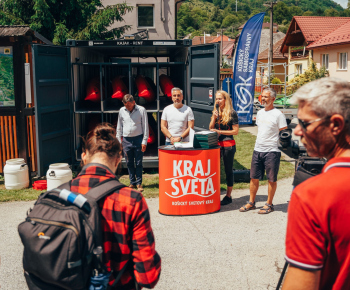 Šport / Slávnostné otvorenie samoobslužnej požičovne  kajakov na