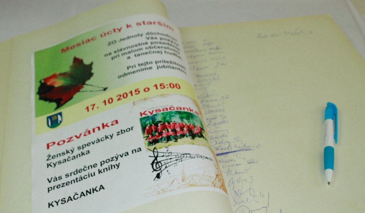 35. fotografia fotogalérie Prezentácia knihy KYSAČANKA 17.10.2015