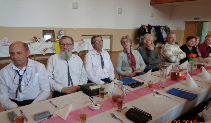 7. fotografia fotogalérie Jednota dôchodcov / Výročná členská schôdza 4.3.2018 spojená s o