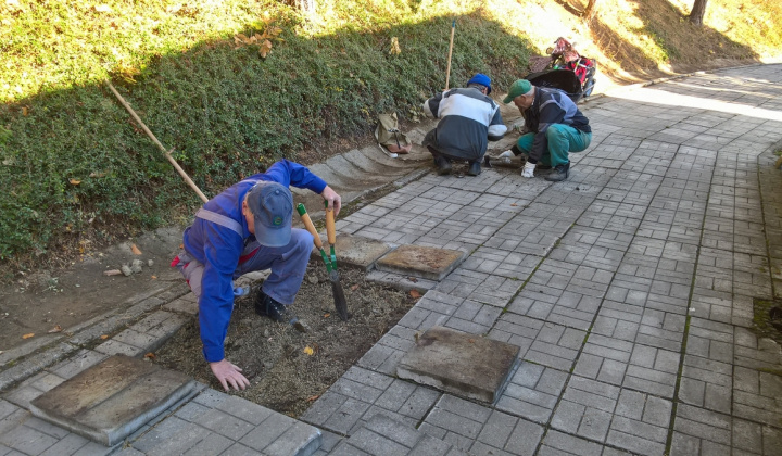 6. fotografia fotogalérie Jednota dôchodcov / Brigáda na upratovaní cintorínov