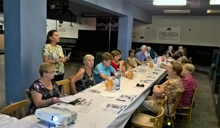 1. fotografia fotogalérie Jednota dôchodcov /  Beseda „DESATORO BEZPEČNOSTI SENIORA“