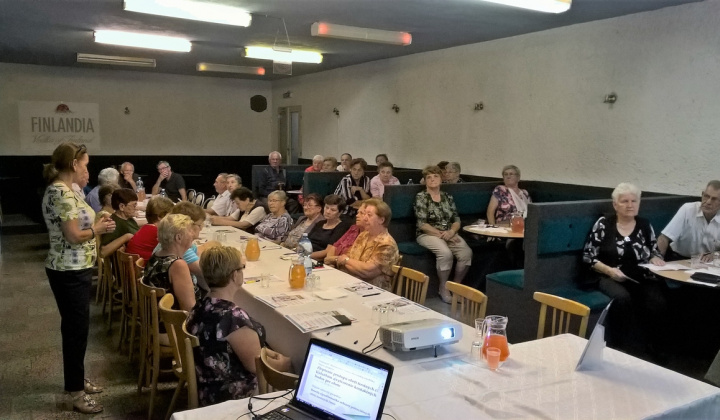 2. fotografia fotogalérie Jednota dôchodcov /  Beseda „DESATORO BEZPEČNOSTI SENIORA“