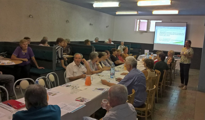 4. fotografia fotogalérie Jednota dôchodcov /  Beseda „DESATORO BEZPEČNOSTI SENIORA“