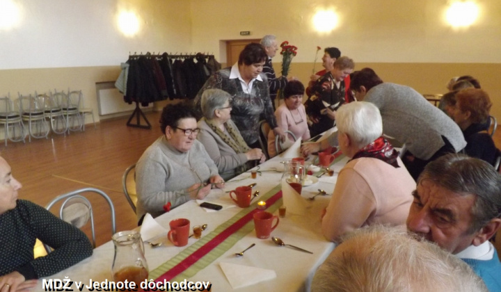 5. fotografia fotogalérie Jednota dôchodcov / Členská schôdza pri príležitosti MDŽ