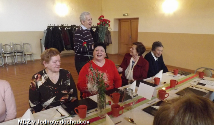 6. fotografia fotogalérie Jednota dôchodcov / Členská schôdza pri príležitosti MDŽ