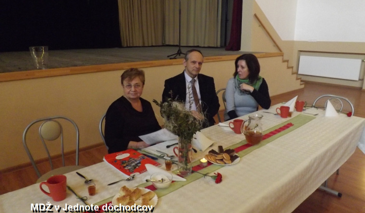 9. fotografia fotogalérie Jednota dôchodcov / Členská schôdza pri príležitosti MDŽ