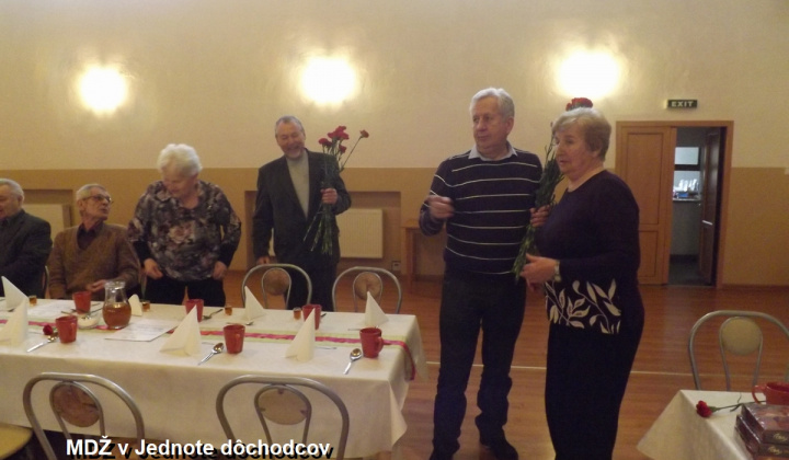 10. fotografia fotogalérie Jednota dôchodcov / Členská schôdza pri príležitosti MDŽ