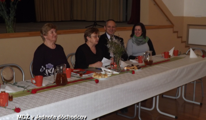 14. fotografia fotogalérie Jednota dôchodcov / Členská schôdza pri príležitosti MDŽ