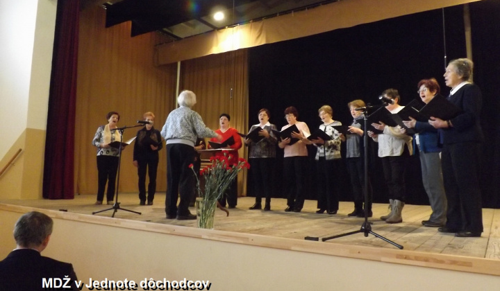 16. fotografia fotogalérie Jednota dôchodcov / Členská schôdza pri príležitosti MDŽ