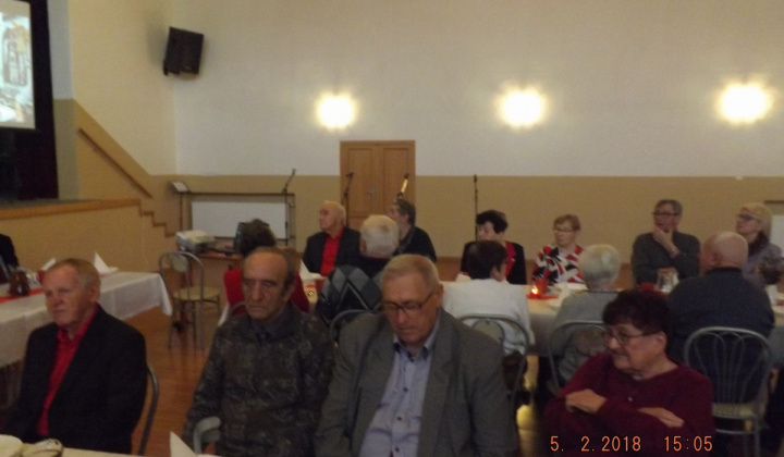 4. fotografia fotogalérie Jednota dôchodcov / Výročná členská schôdza 5.2.2018