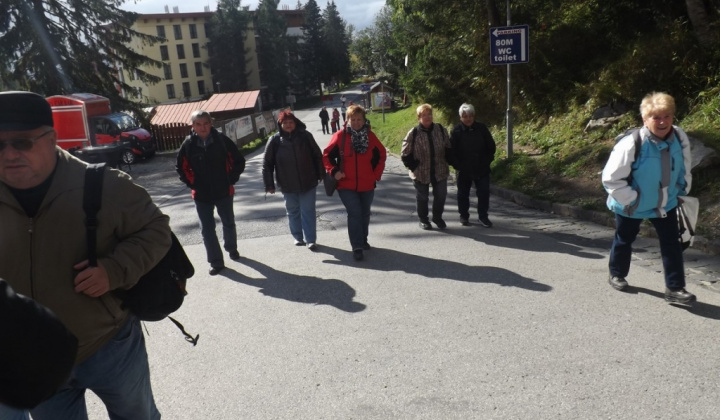 10. fotografia fotogalérie Turisti z ZO JDS vo Vysokých Tatrách