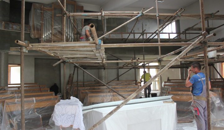 16. fotografia fotogalérie Cirkevné oznamy / Rekonštrukcia  Kostola sv. Kataríny Alexandrij