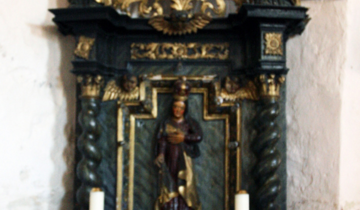 5. fotografia fotogalérie Cirkevné oznamy / Reštaurovanie bočného oltár Panny Márie v kost