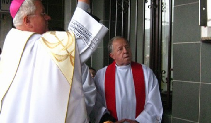 3. fotografia fotogalérie Inštalácia sochy sv. Katríny Alexandrijskej