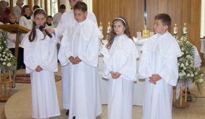 1. fotografia fotogalérie Prvé sväté prijímanie v Kysaku