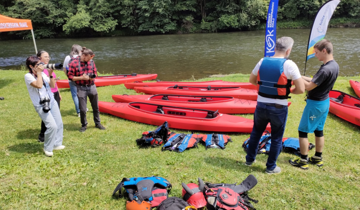 4. fotografia fotogalérie Šport / Slávnostné otvorenie samoobslužnej požičovne  kajakov na