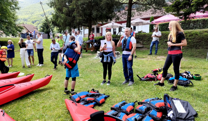 7. fotografia fotogalérie Šport / Slávnostné otvorenie samoobslužnej požičovne  kajakov na