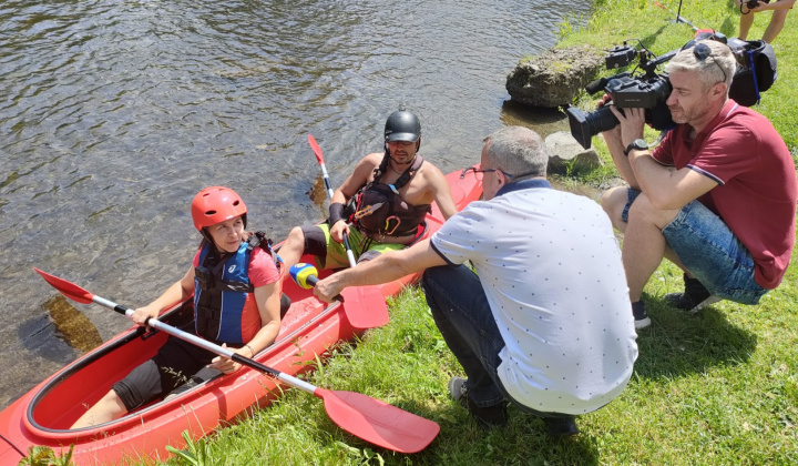 15. fotografia fotogalérie Šport / Slávnostné otvorenie samoobslužnej požičovne  kajakov na