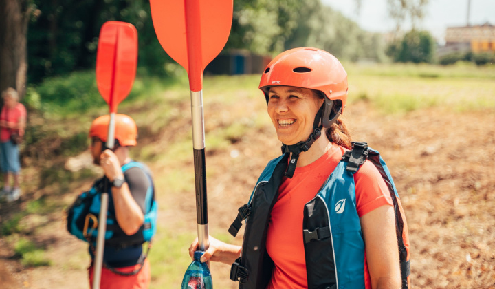 21. fotografia fotogalérie Šport / Slávnostné otvorenie samoobslužnej požičovne  kajakov na