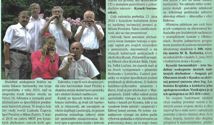 3. fotografia fotogalérie Kysackí harmonikári