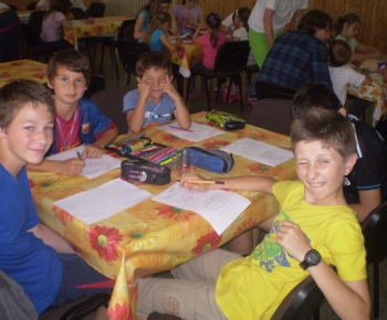 Detský tábor 2014 na Sigorde s názvom „Hrdinovia“