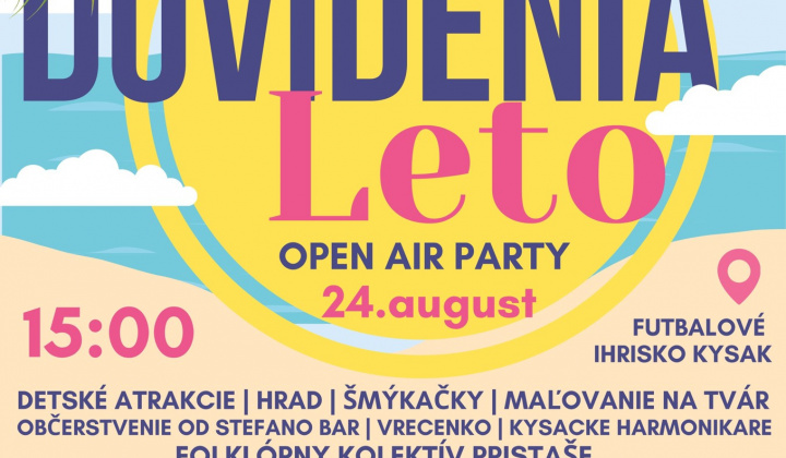Fotka - DOVIDENIA LETO - open air party 2024