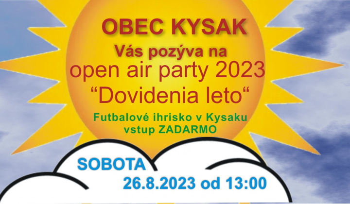 Fotka - DOVIDENIA LETO - open air party 2023