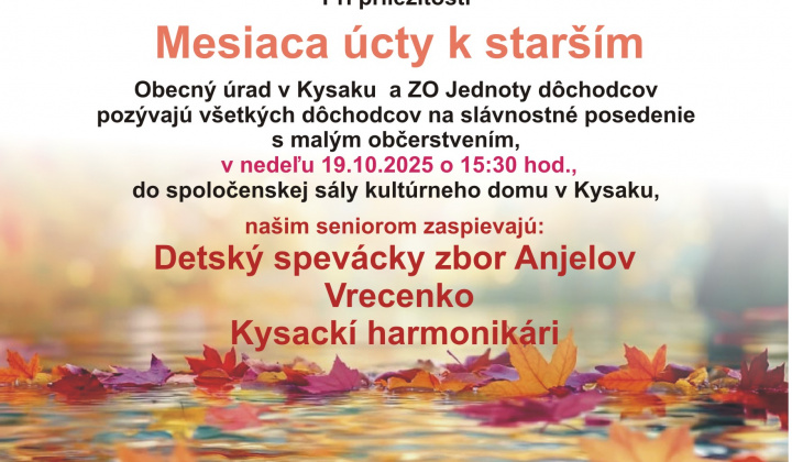 Fotka - Mesiac úcty k starším X.2025