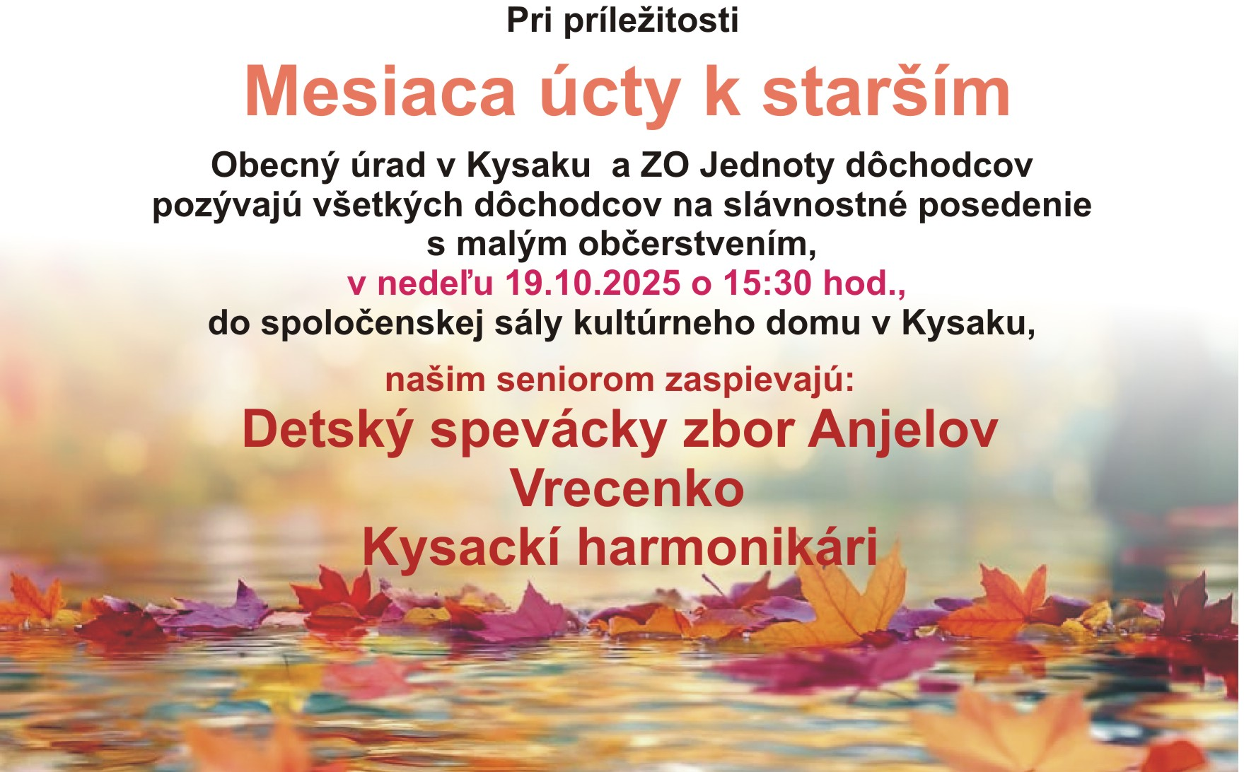 Fotka - Mesiac úcty k starším X.2025