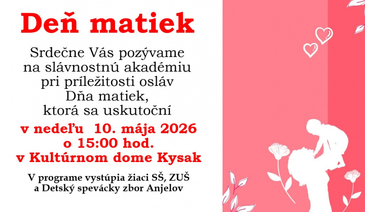 Fotka - Deň matiek 2026