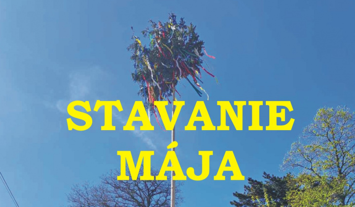 Fotka - Stavanie mája na 1. mája